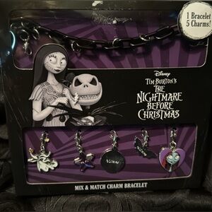 Disney's nightmare before Christmas mix and match charm bracelet
